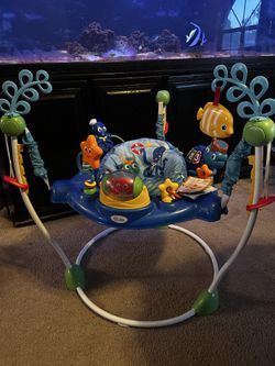 Baby Einstein Neptune's Ocean Discovery Baby Jumper Activity Center w/ Sounds & Lights