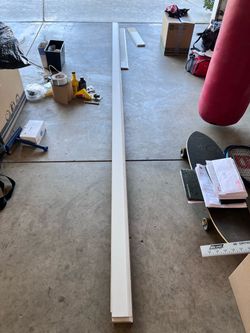 White Baseboard Molding ( set of 4)
