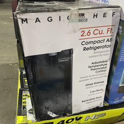 2.6 cu. ft. Mini Fridge in Black without Freezer