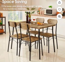 BRAND NEW IN BOX DINING TABLE SET
