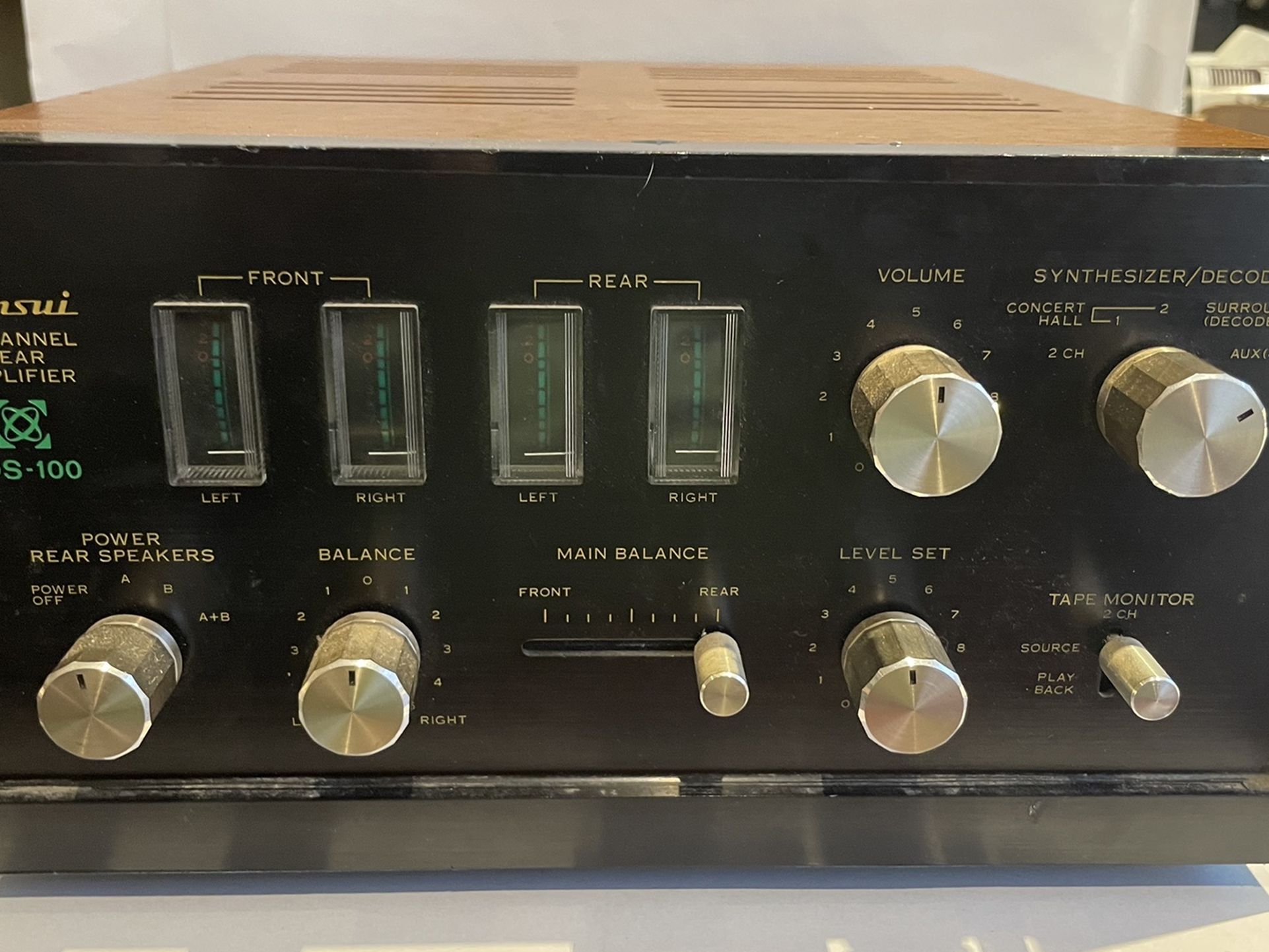 Sansui 4 Channel Read Amplifier WORKS!!!!