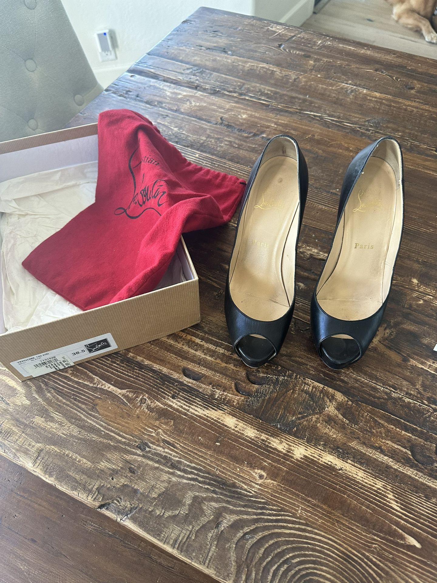 Christian Louboutin Vendome Matte Black 38.5 Don’t Make Them Anymore