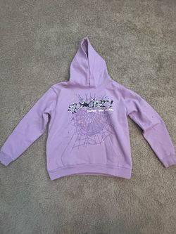 spider purple hoodie