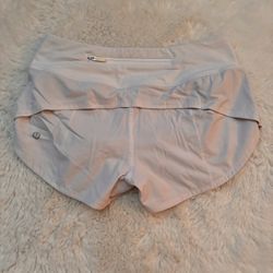 Lululemon White Shorts Size 0