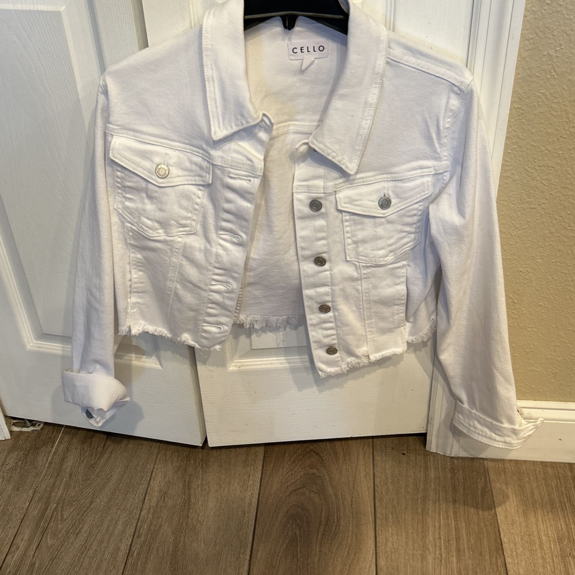 White Jean Jacket