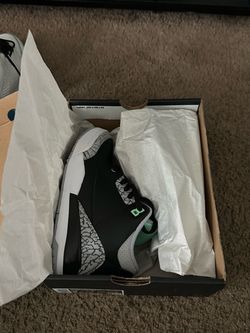 Air Jordan 3 Green Glow Sneakers