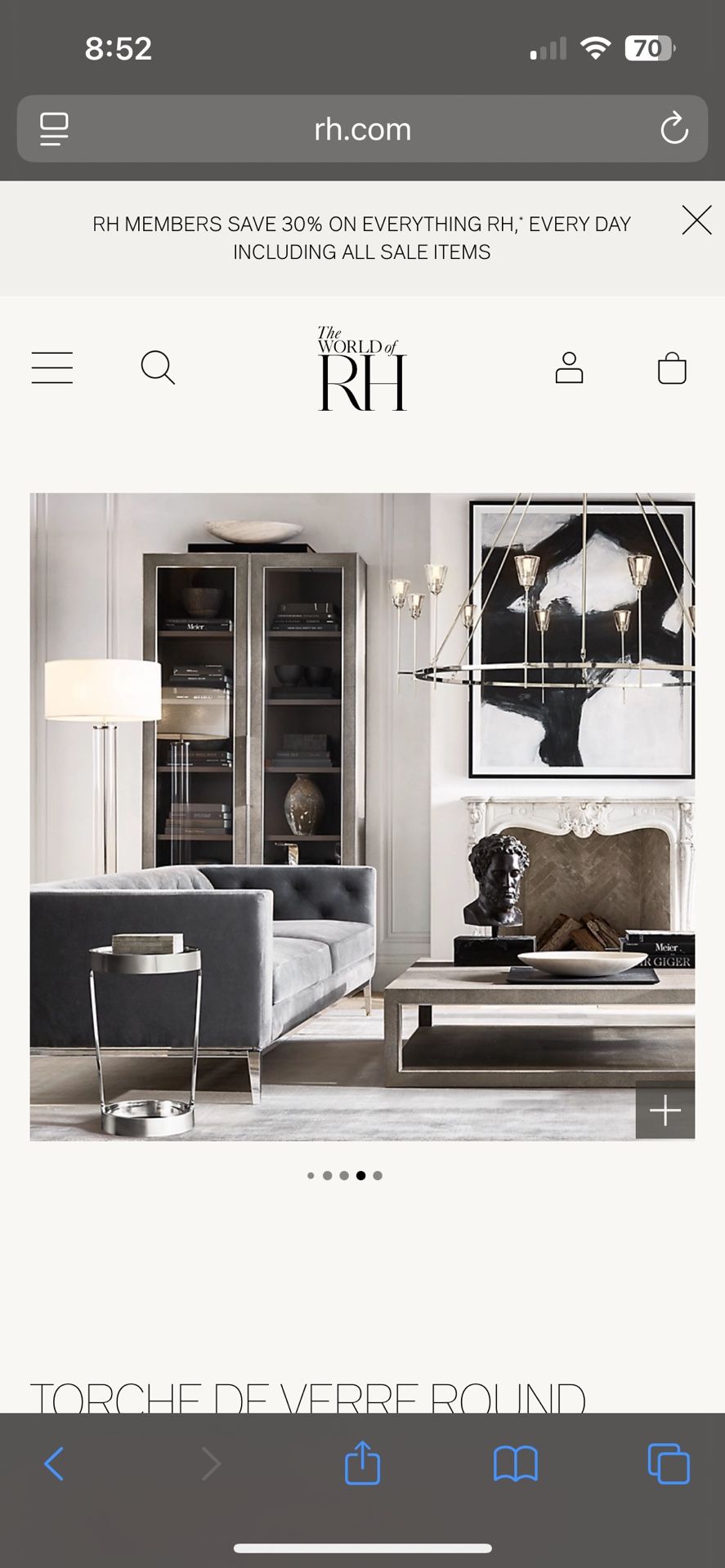 Restoration Hardware Chandelier Size 46