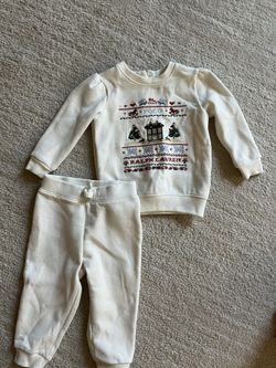 ralph lauren christmas sweat suit 