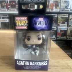 Agatha Harkness Funko Pocket Pop Keychain All Along Disney Marvel Comics TV Show