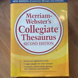 Merriam Webster’s Collegiate Thesaurus