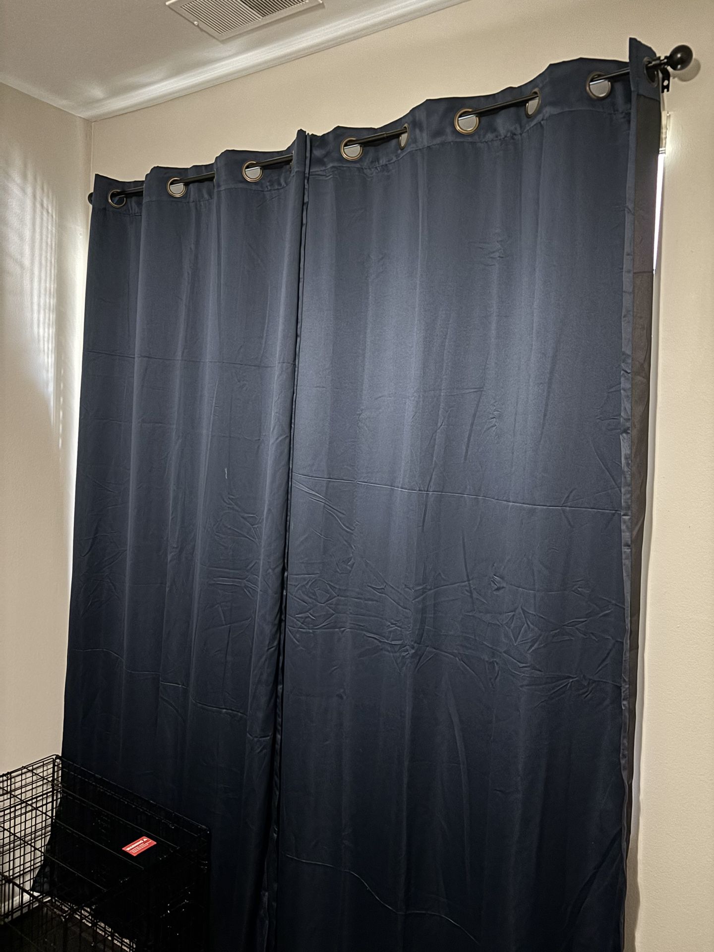 2 Black Out Curtains - High Quality!