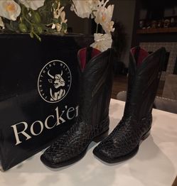 🤠 Rock'em Men's Western Boots – Size 8.5 🤠