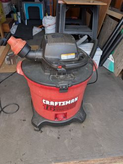 Craftsman 16-Gal 6HP Shop Vac & Detachable Blower + Extras