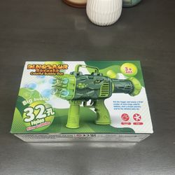 New Kids Dino Bubble Gun
