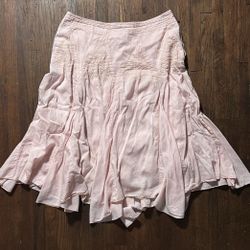 Baby Pink Fairy Like Flowy Cami Skirt