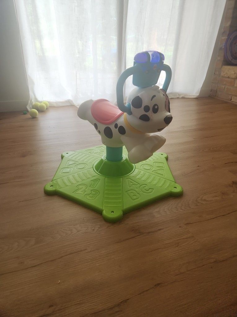 Fisher Price Bounce And Spin Puppy Toy