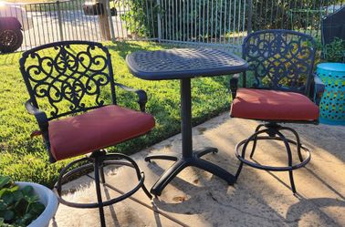 Hampton Bay Aluminum Pub Table & Chairs