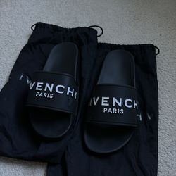 Givenchy Paris Slides Black 