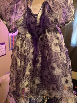 Girls Jack Skellington Dress