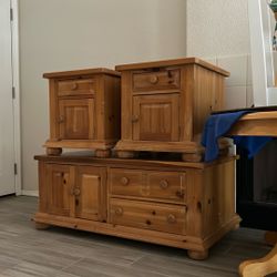 Coffee Table, 2 End Tables