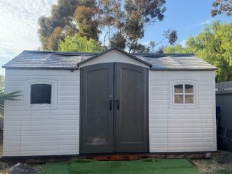Lifetime Large Outdoor Storage Shed 15x8