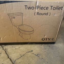 HOROW Best 2 Piece Toilet Round Skirted Toilet Model HWTT-R01S 