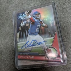 Jaxson Dart 2023 Bowman Chrome Auto /499