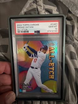 2024 Topps Chrome Shohei Ohtani All Etch PSA 10