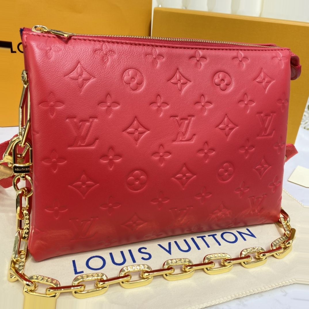 Louis Vuitton (LV) Coussin PM H27 handbag in taupe color - clothing &  accessories - by owner - apparel sale - craigslist