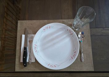 Faux Leather Placemats, Set/6