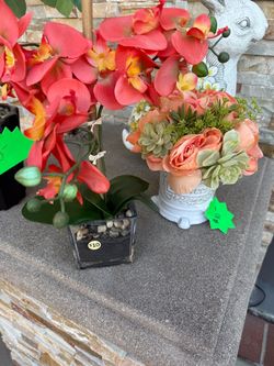 Faux Floral arrangements