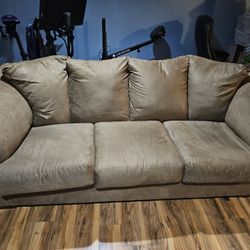 Sleeper Couch and Love Seat (Like New - Ashley's Furniture) 