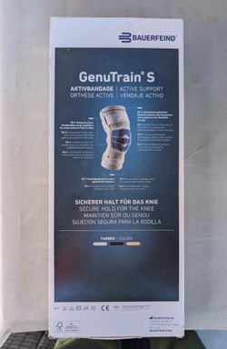 Bauerfeind GenuTrain S Knee Brace Size 4 Right Leg – Brand New