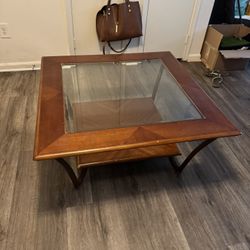Glass Top Coffee Table 