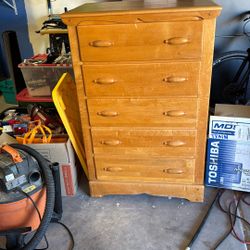 Solid Maple 1950’s Dresser