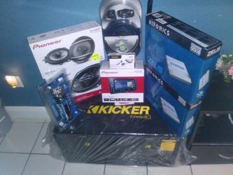 Radio speaker amplifiers tints wraps lights