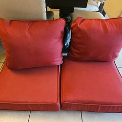 Chair cushions, Hamton bay cushion gaurd $25 for each set. Cross streets Dobson and Baseline  Mesa 85202