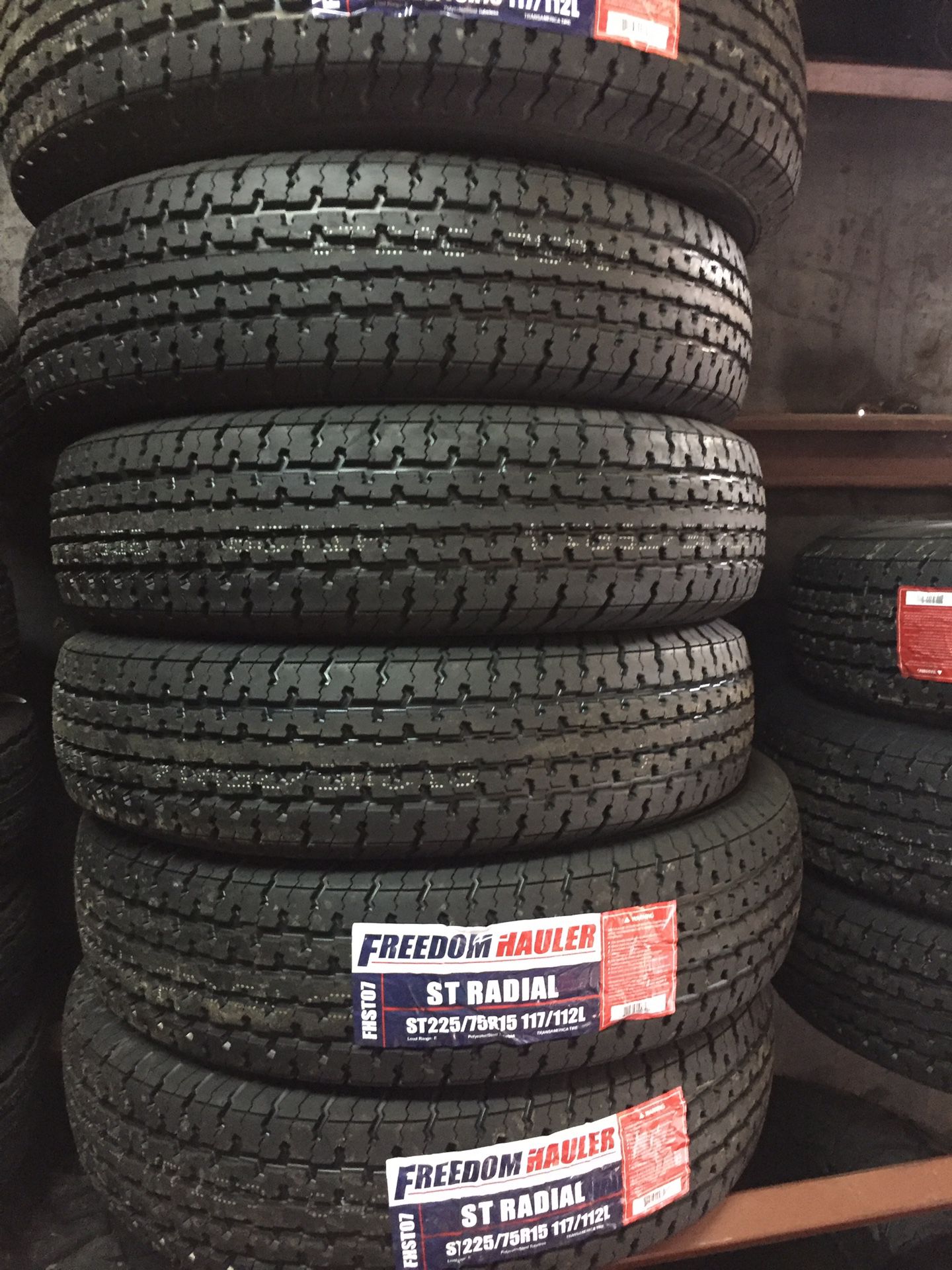 St225/75/15 TRAILER TIRES 10ply