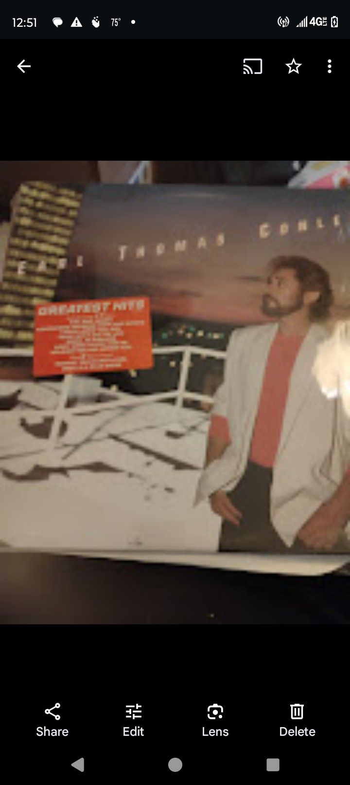 Earl Thomas Conley Greatest Hits Lp