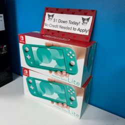 New Nintendo Switch Lite Gaming Console - Pay $5 To take It home And pay The rest Later