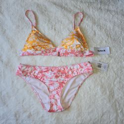 Hurley 2 Piece Floral Bikini- XL 