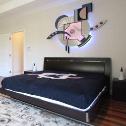 Authentic and Original King Size Bed Cover / Bed Spread designed by Legendary Modern Artist Craig French.