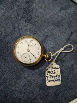 NY Standard 1902 Antique Pocket Watch