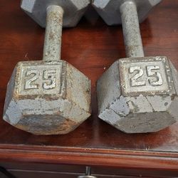 Dumbells 2x25 Lbs