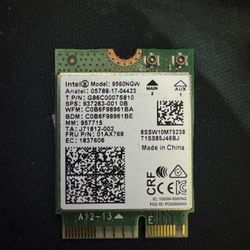 Dual Band 9560NGW Intel Wifi 5 Adapter