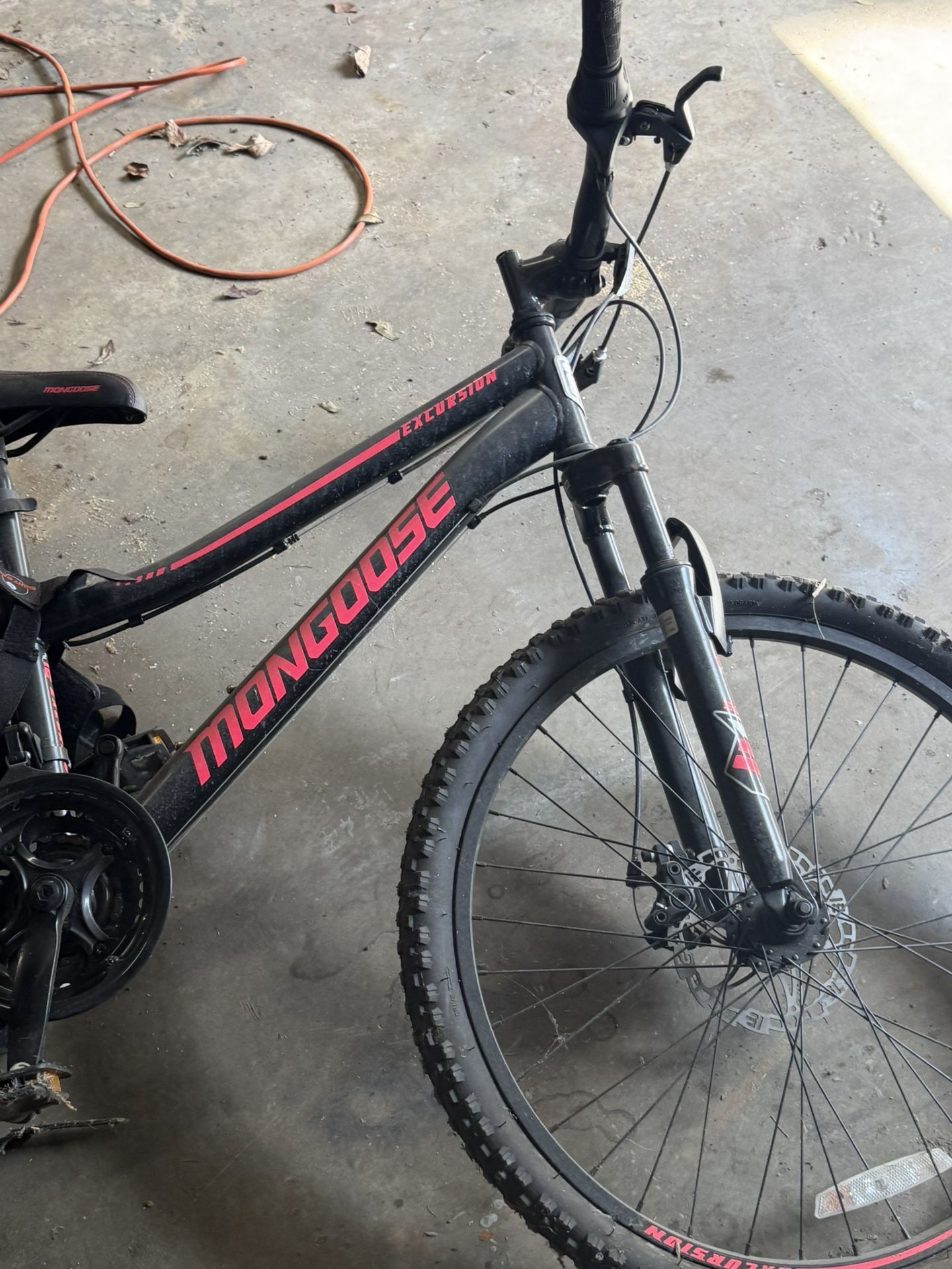Mongoose Excursion mountain bike.