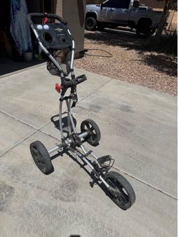Golf push cart