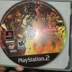 Metal Gear Solid Snake Eater PS2