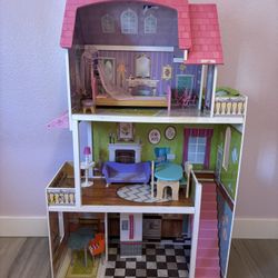 Doll House  with Furniture 