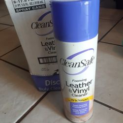 Caja De 6 Botes De Leather  Y Vinil Clean